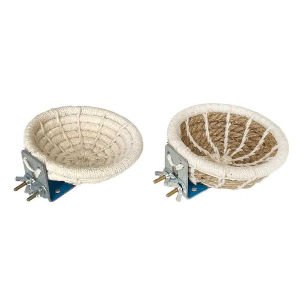 Birds Nest Parrot Straw Nest for Small Animal Nesting Material Bedding - Cotton Rope