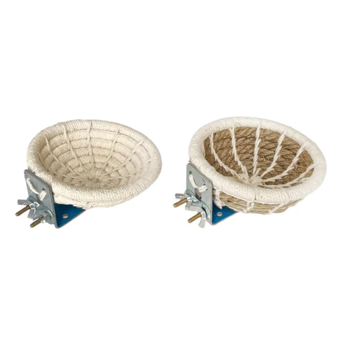 Birds Nest Parrot Straw Nest for Small Animal Nesting Material Bedding - Cotton Rope