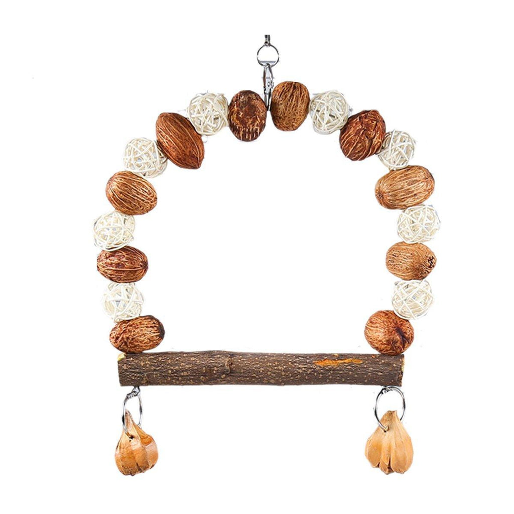 Parrot Chew Toy For Training Climbing Grinding Teeth Relief Durable Bird Toy - Pineapple Fruit