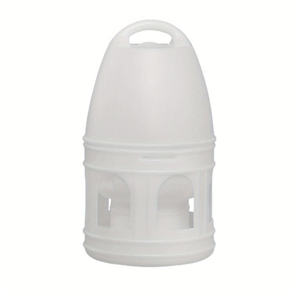 3L Pigeon Drinker White Plastic Drinking Pot Carrier Bird Water Dispenser Feeder