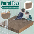 Parrot Toy Bird Cage Accessories Anti-bite Hair Grinding Pad Relieve Boredom