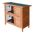 Large Rabbit Hutch with BASE Chicken Coop 2 Storey Guinea Pig Pet Cage House
